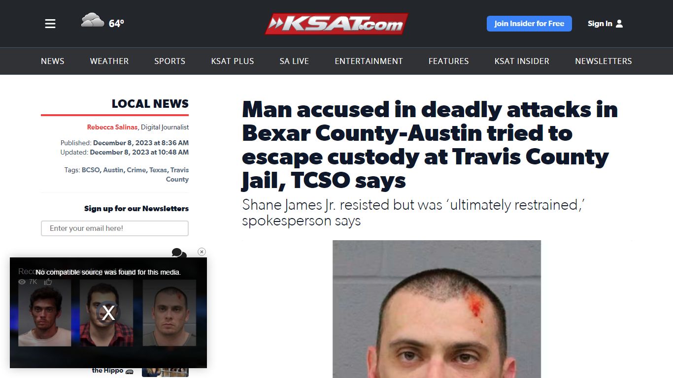 Man accused in deadly attacks in Bexar County-Austin tried to escape ...